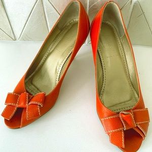 J.Crew Orange 👠 Heels